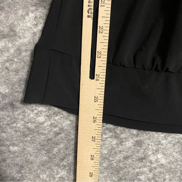 White House Black Market Halter Date Top Black Strappy Gold Accents XS Sexy - Picture 4 of 16